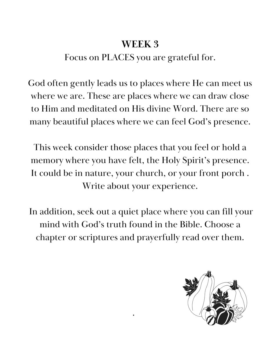 Spiritual reflection on meaningful places