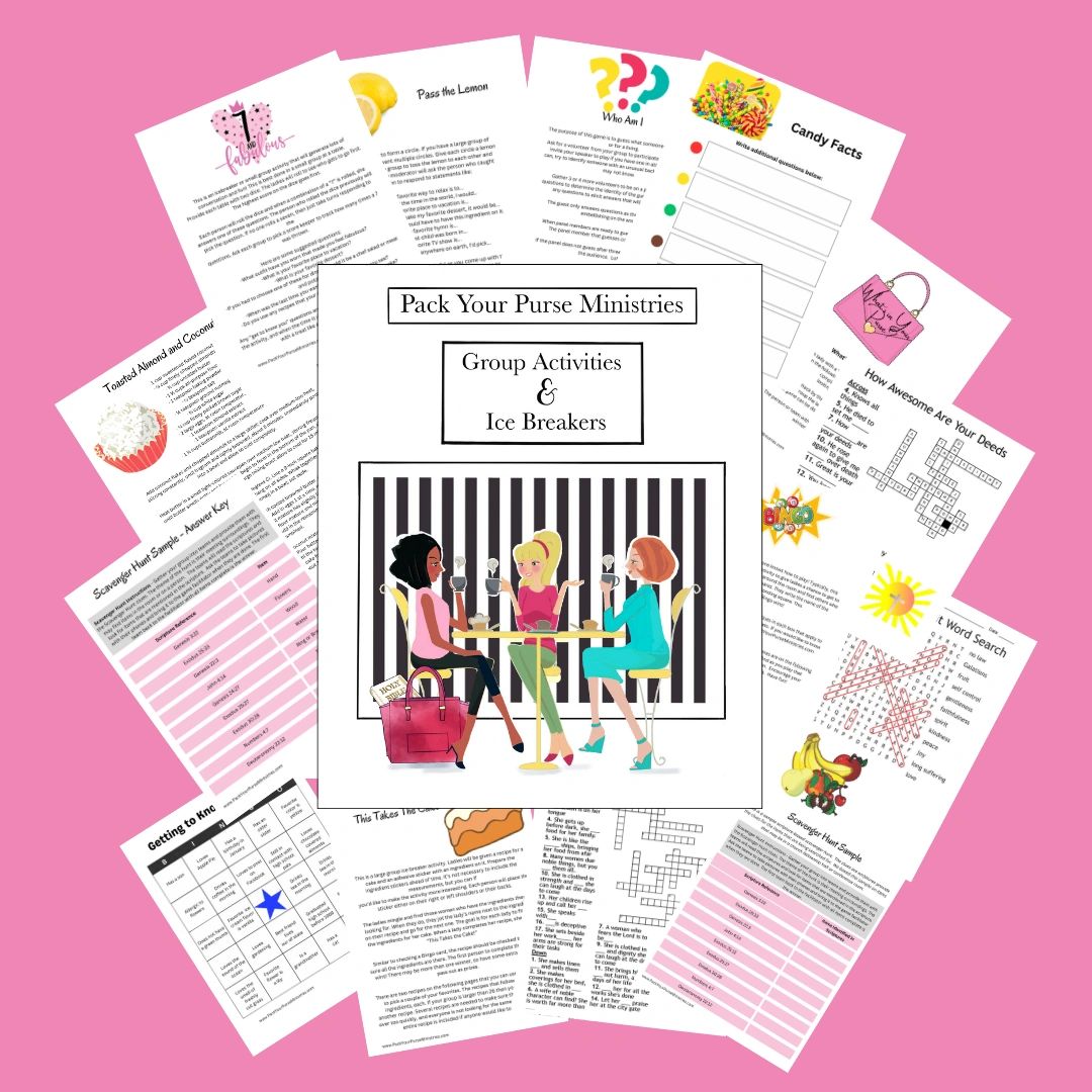 Pack Your Purse Ministries booklet display