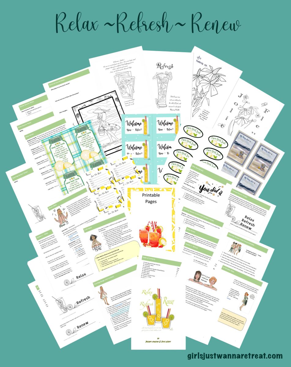 Self-care activity sheets display