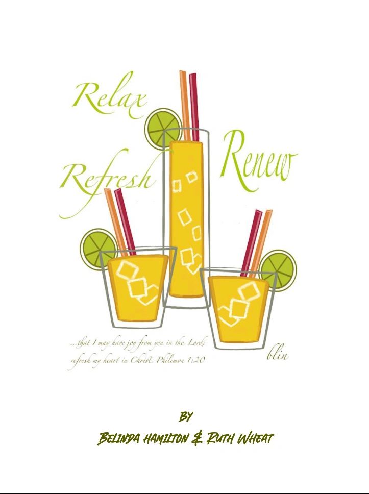 Refreshing drinks with lime slices illustration