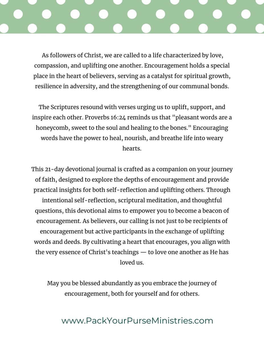 21-day journey of spiritual growth