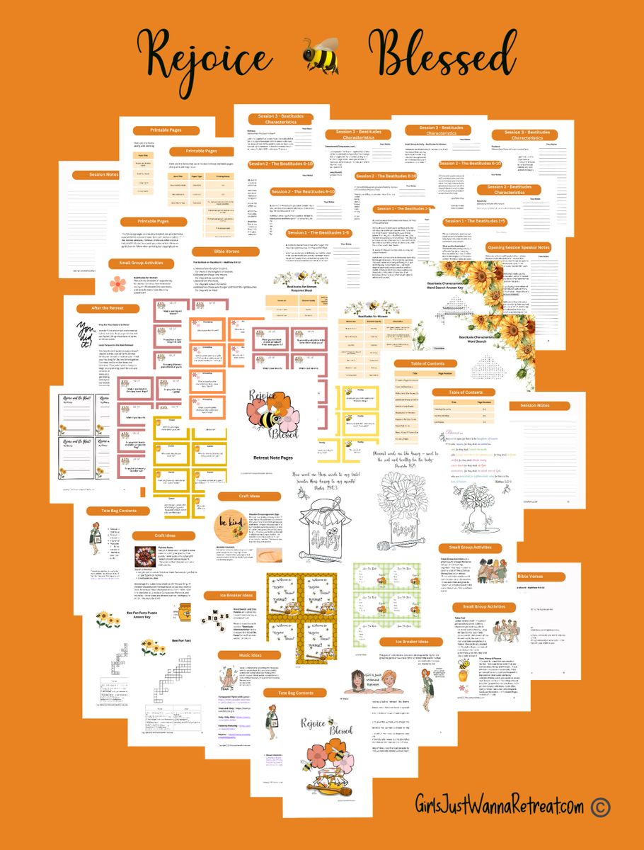 Multicolored document collage on orange background