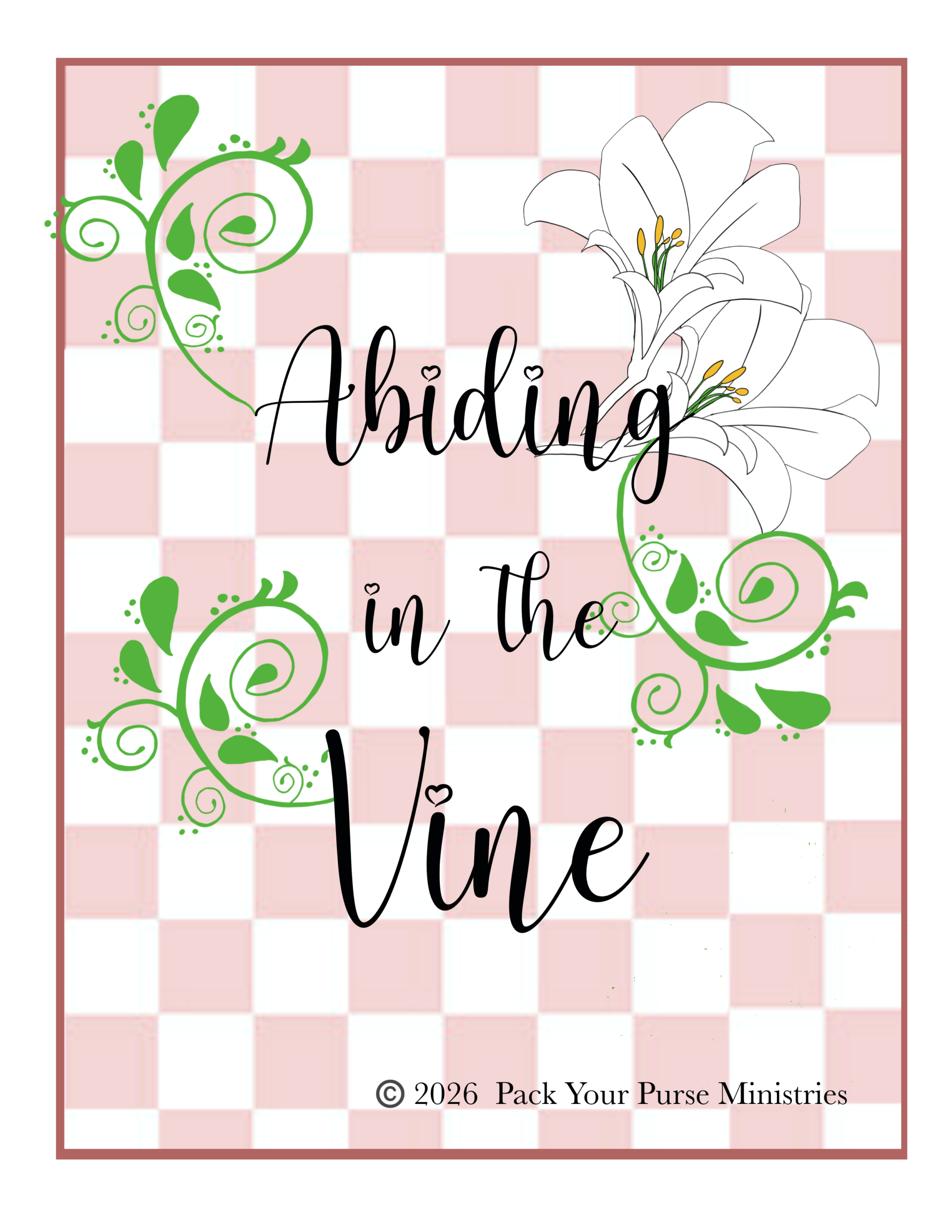 Abiding In The Vine Bible Study
