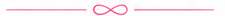 Ornamental pink infinity divider with lines