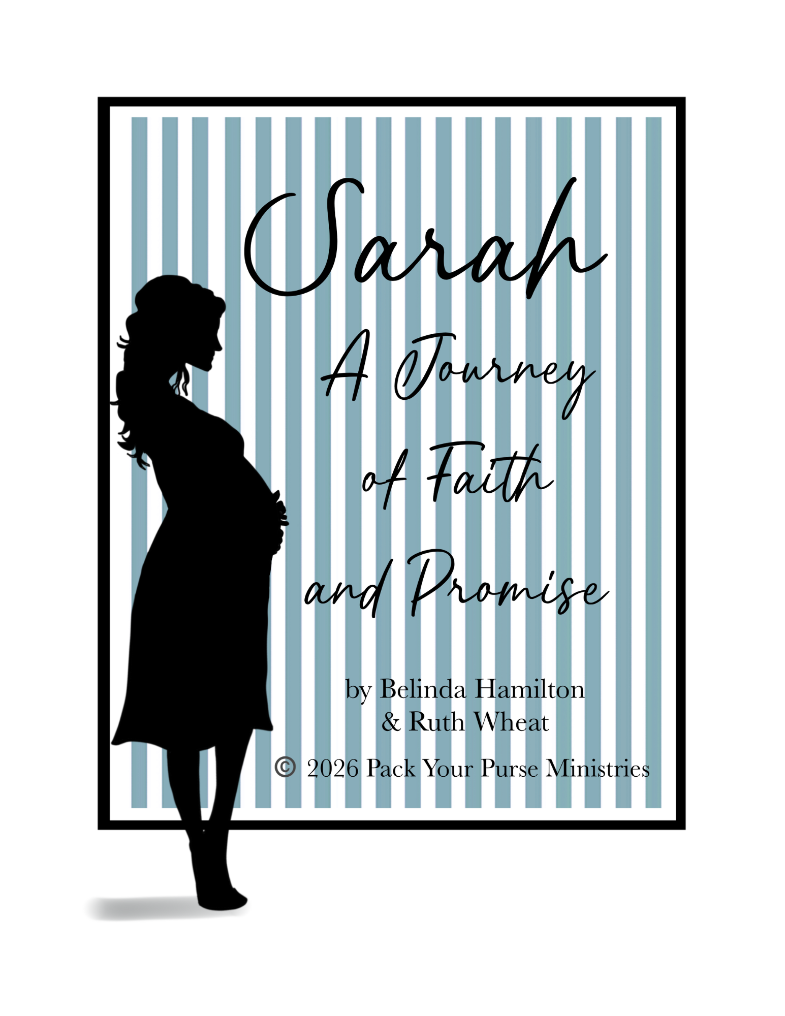 Book cover: pregnant silhouette with title "Sarah