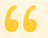 Stylized yellow quotation marks on white background